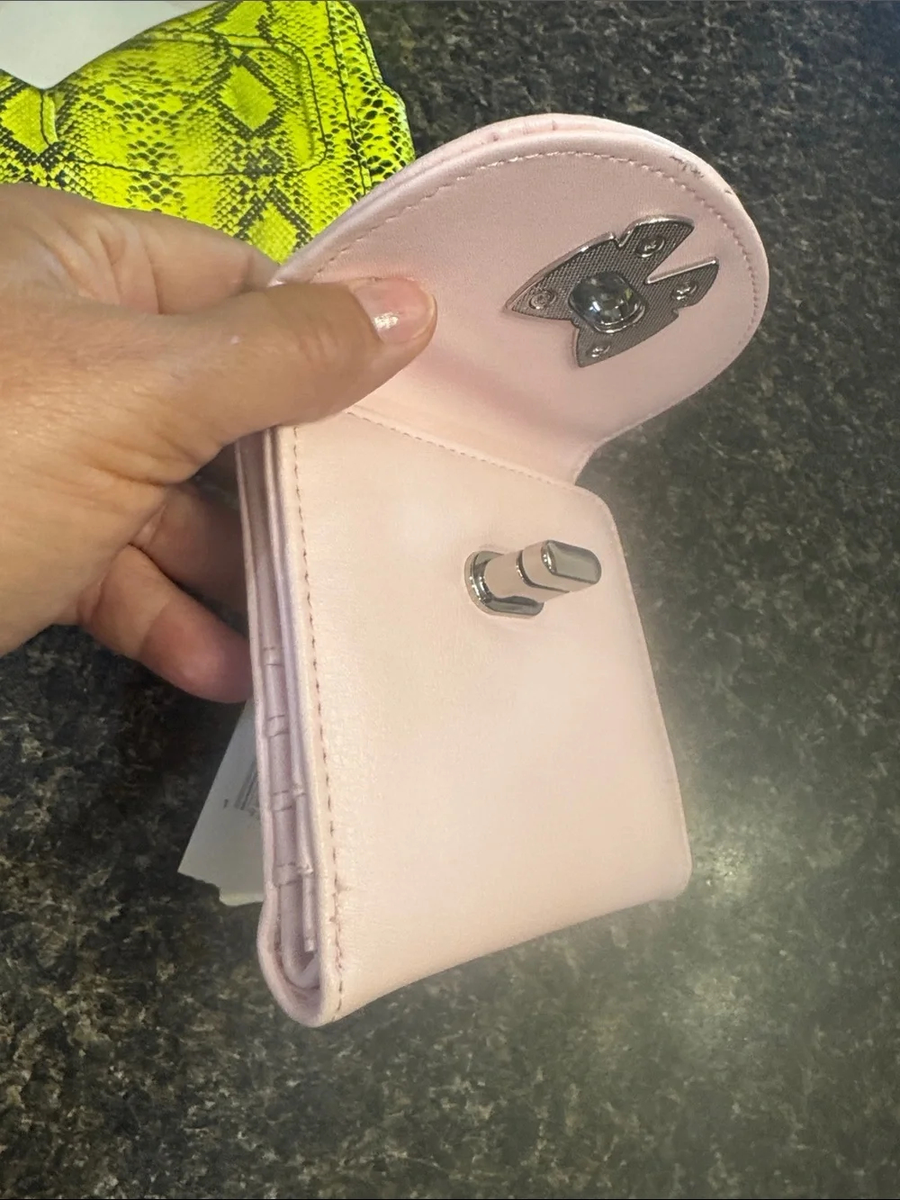 Madden Girl Light Pink Bow Clasp Wristlet,Dakota chain ankle & no brand nwt